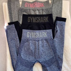 NWOT 3 for $75 Gymshark Flex High Waisted Leggings!!